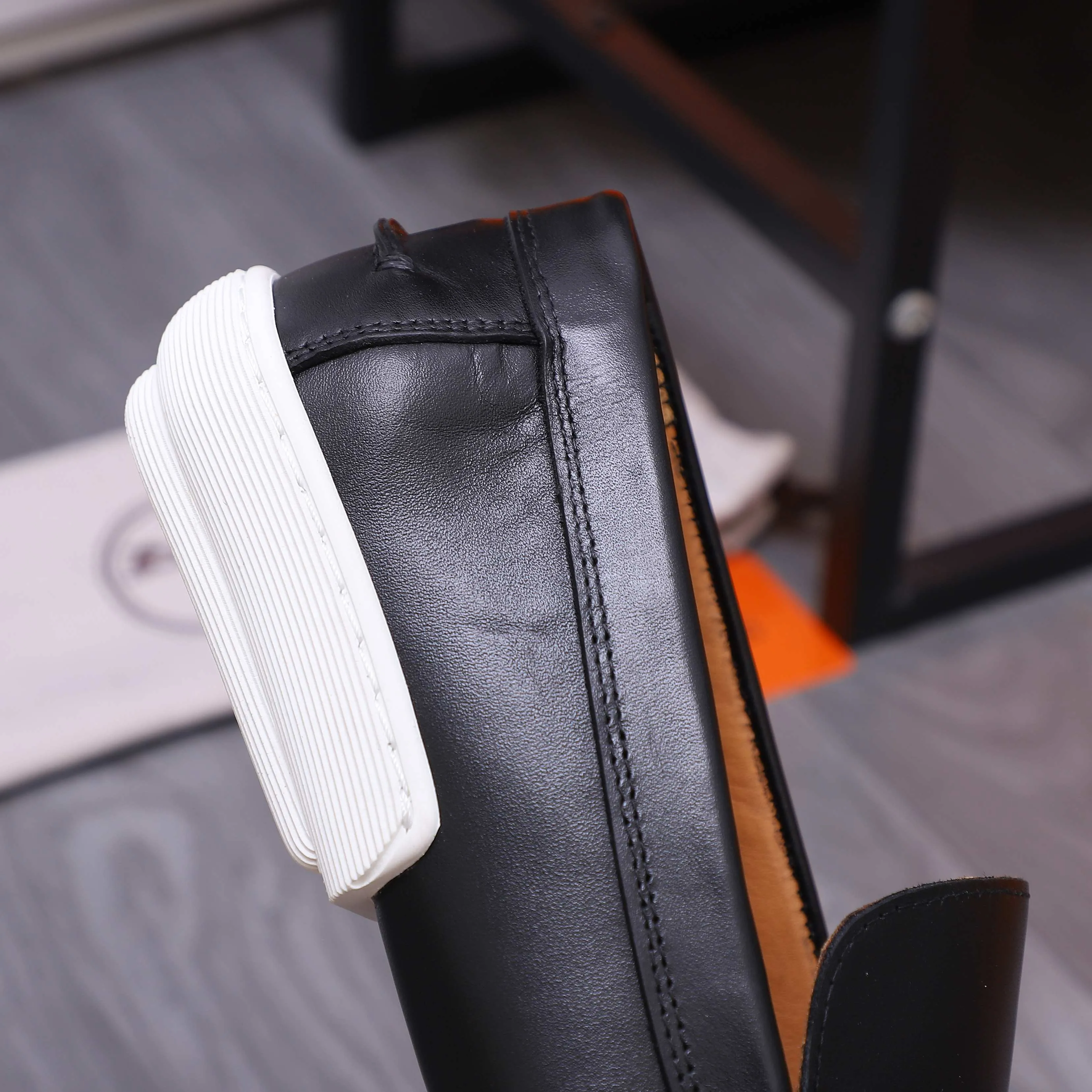 Men's shoes 💰500 Product trademark: HERMES "Hermes" casual slip-on leather shoes Regular size: 38-46 (45.46 custom-made, non-refundable) Product materials: Selected high-quality cowhide upper, cowhide lining, original outsole